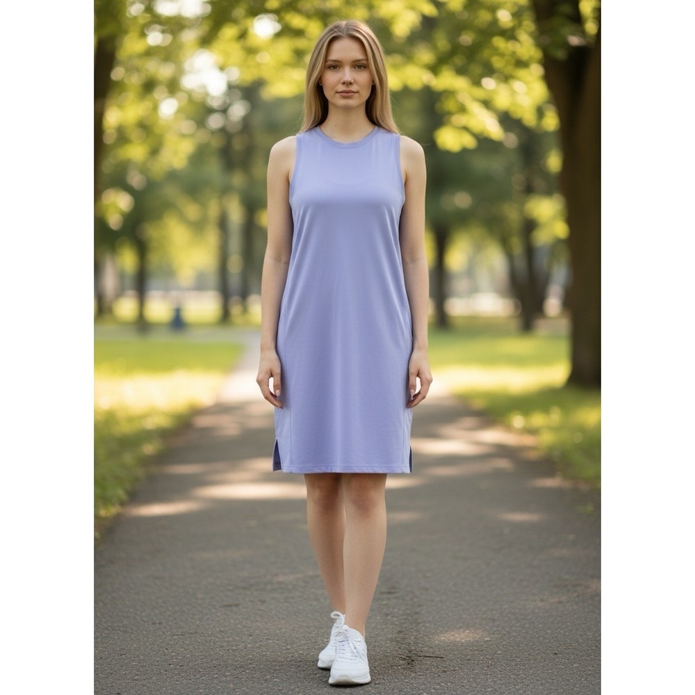 Under Armour Women's M Iso-Chill Shorebreak Dress Lavender UPF NEW